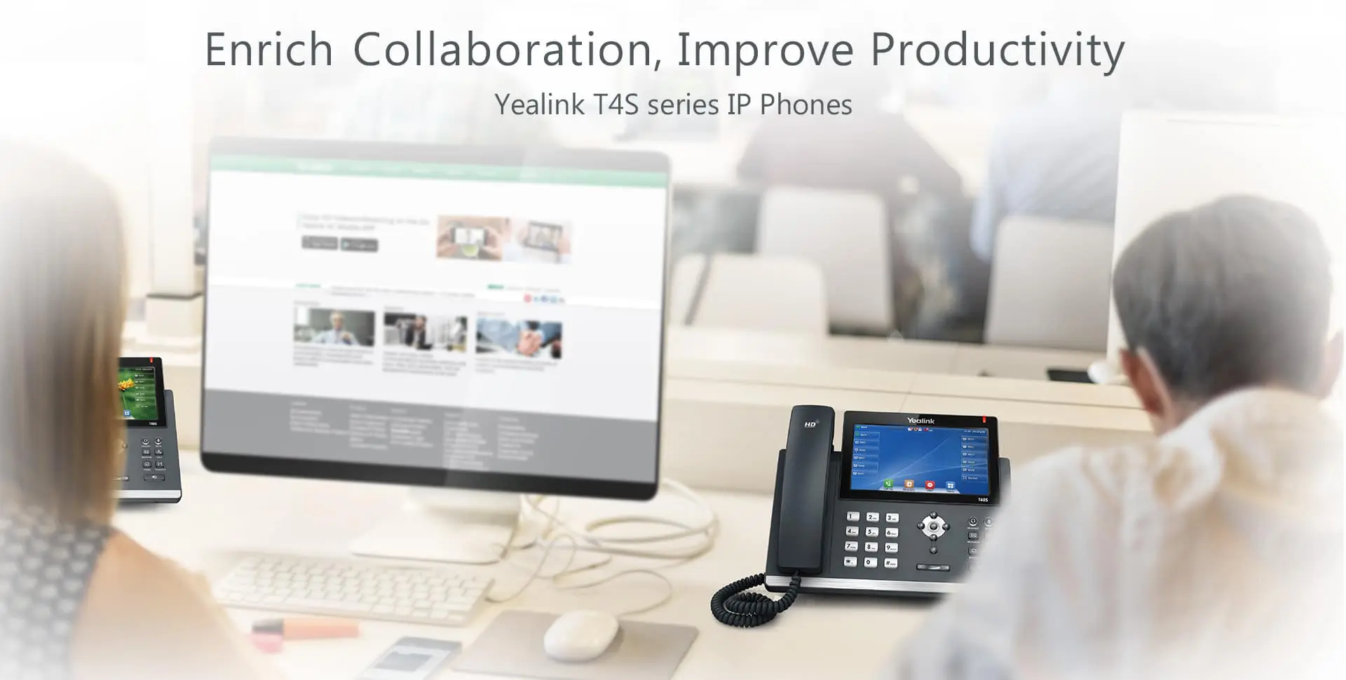 Yealink T4S Series VoIP desk phone — best overall for small business