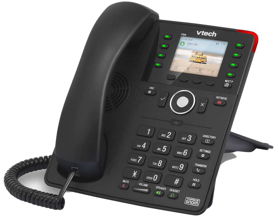 Snom by VTech desk phone — best warranty for small business