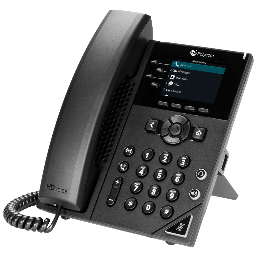 Poly VVX 250 four-line business IP phone