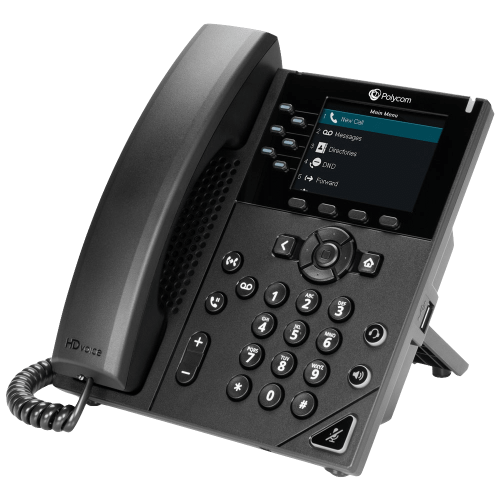 Poly VVX 350 mid-range business IP phone