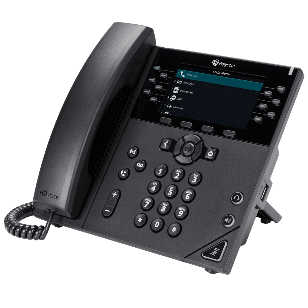 Poly VVX 450 twelve-line business IP phone