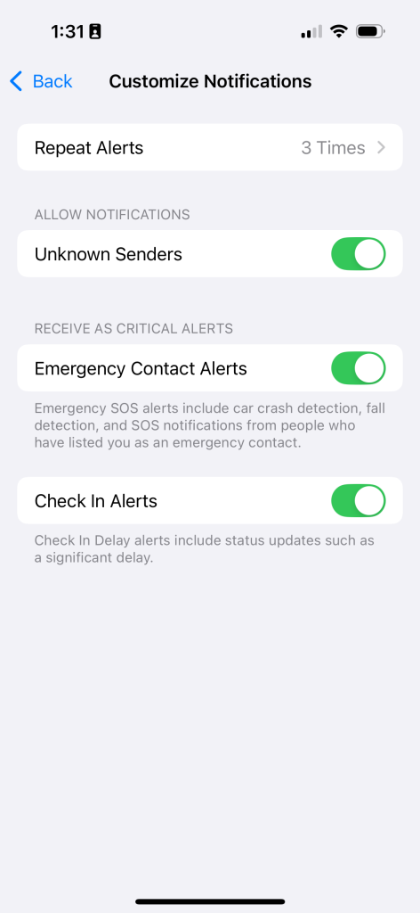 iPhone repeating text alerts — step 4