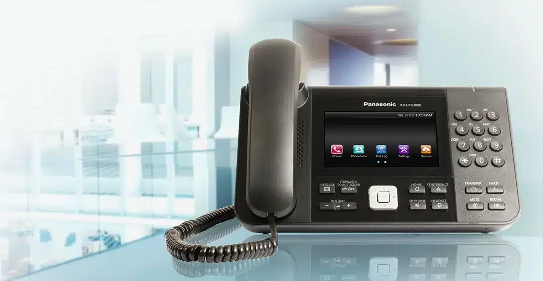 Panasonic KX series VoIP business desk phone — best for cordless environments