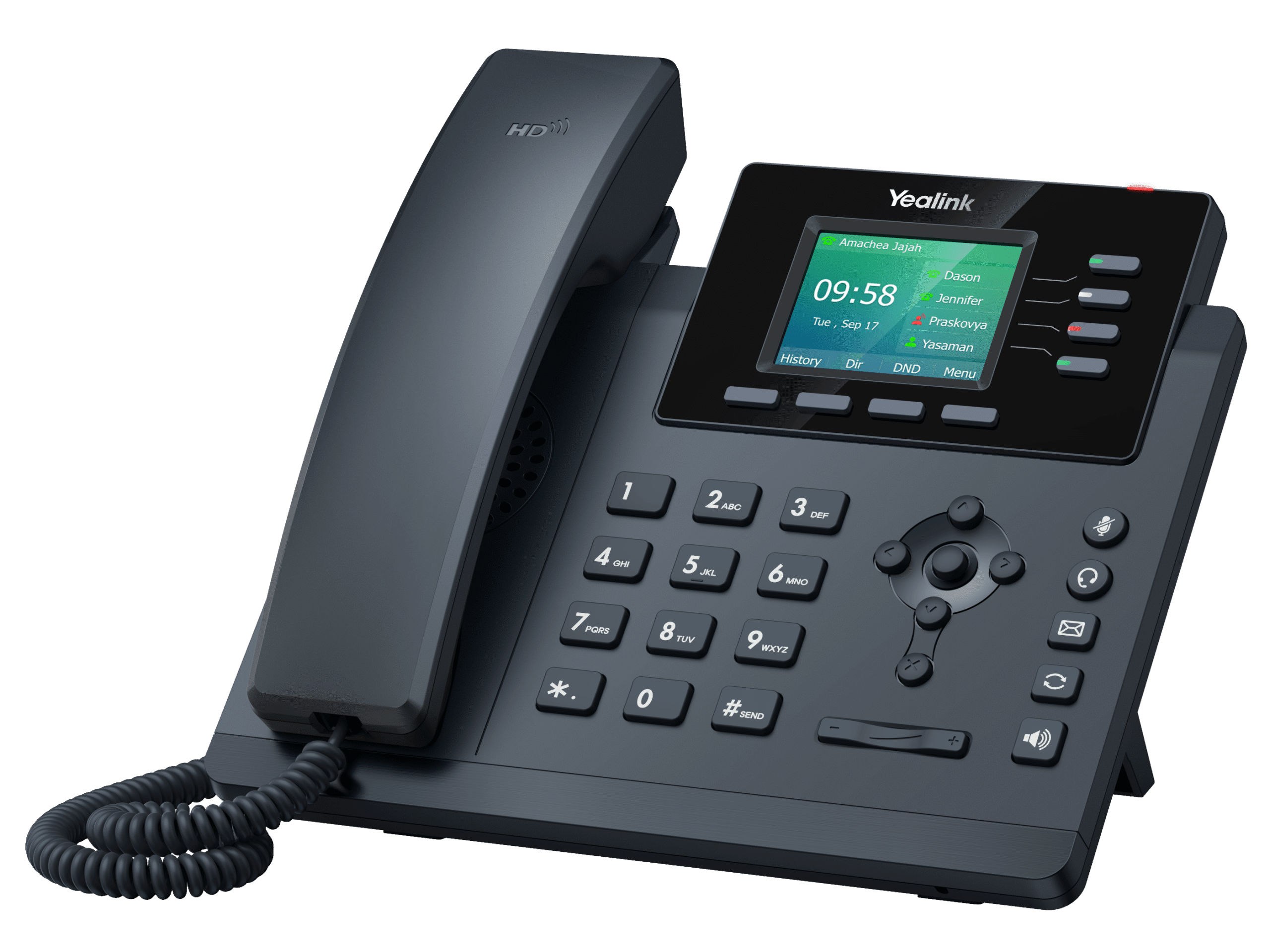 Yealink T34W basic VoIP phone with Wi-Fi