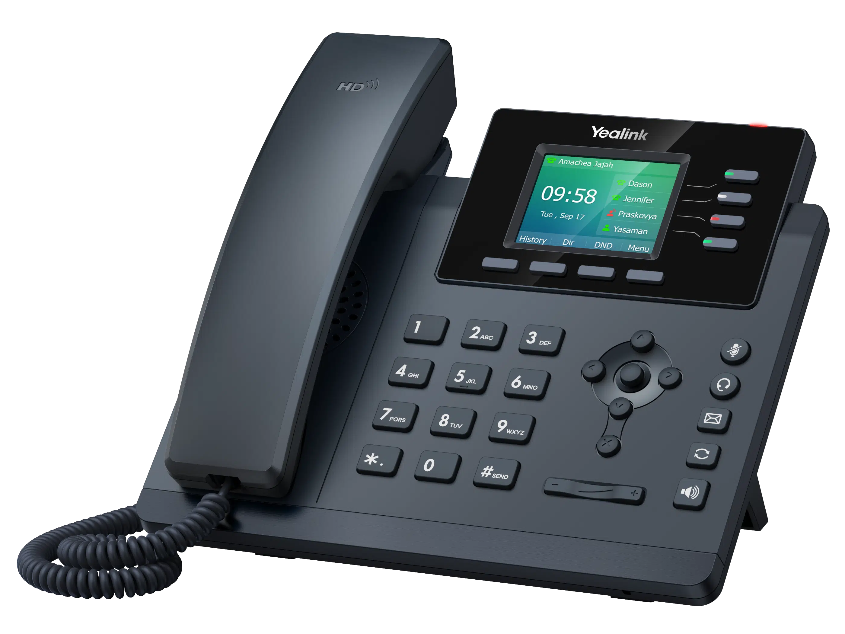 Yealink T34W basic VoIP phone with Wi-Fi